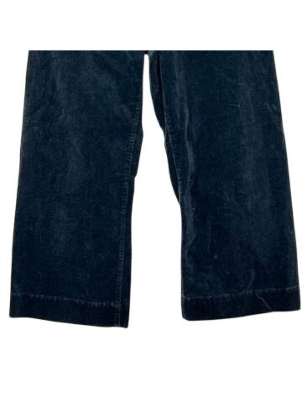 Quince Organic Stretch Corduroy Cropped Wide Leg Pants Black Sz 8 Quiet Luxury - Picture 14 of 14